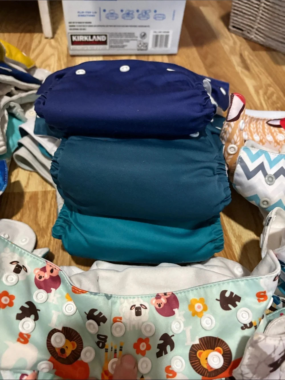 20 Assorted Kids Cloth Diaper Covers and inserts- Multi Color Prints